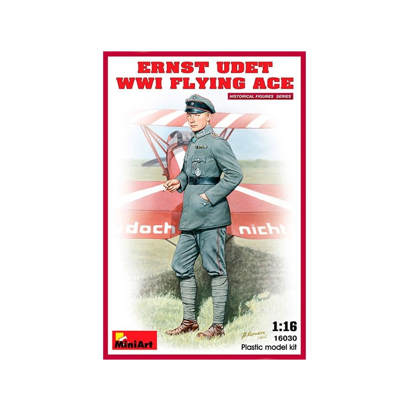 Figura Ernst Udet WW1 Flying Ace 1/16