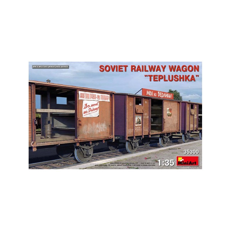MiniArt Vagón Soviético Teplushka 1/35