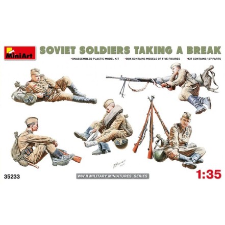Figuras Soviet Soldiers Resting 1/35