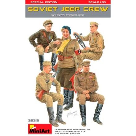 Figuras Soviet Jeep Crew Sp.Ed. 1:35