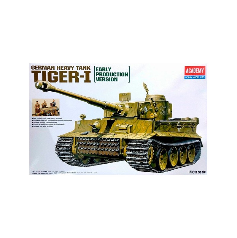 Tanque Tiger I WWII Exterior Model 1/35