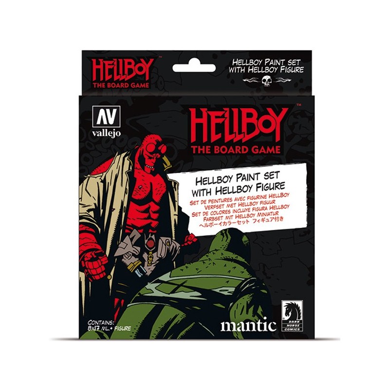 Set 8 MC Hellboy Paint con figura