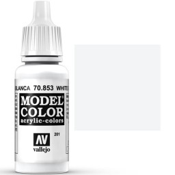 Model Color White Glaze 17 ml (201)