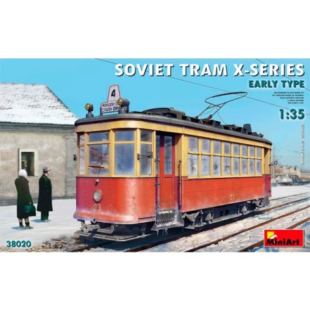 Miniart Soviet Tram X-Series. Early T.