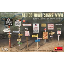 Allied Road Signs WWII Europe