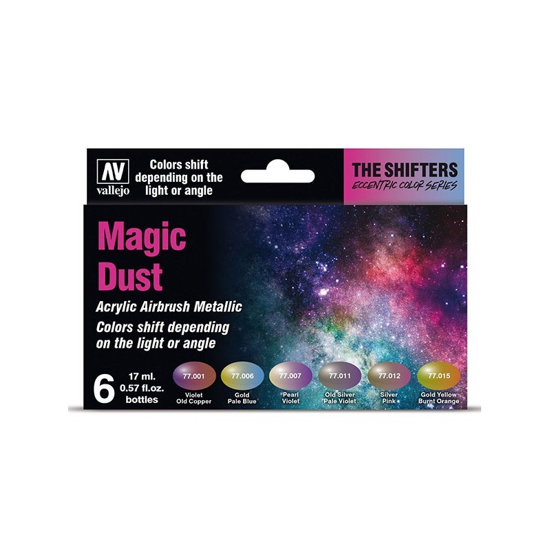 Set 6 Colorshift Magic Dust 17ml