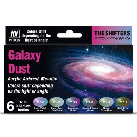 Set 6 Colorshift Galaxy Dust 17ml