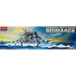 Academy Barco de Guerra Bismarck 1/800