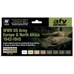 Set 8 WWII US Army Europe & North Africa