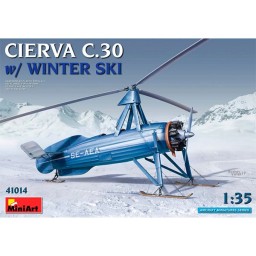 Avión Cierva C.30 with Winter Ski 1/35