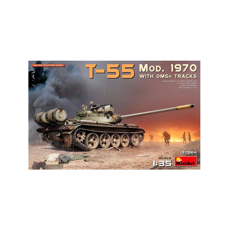 Acc T-55 Mod 70 w/OMSh Tracks 1/35