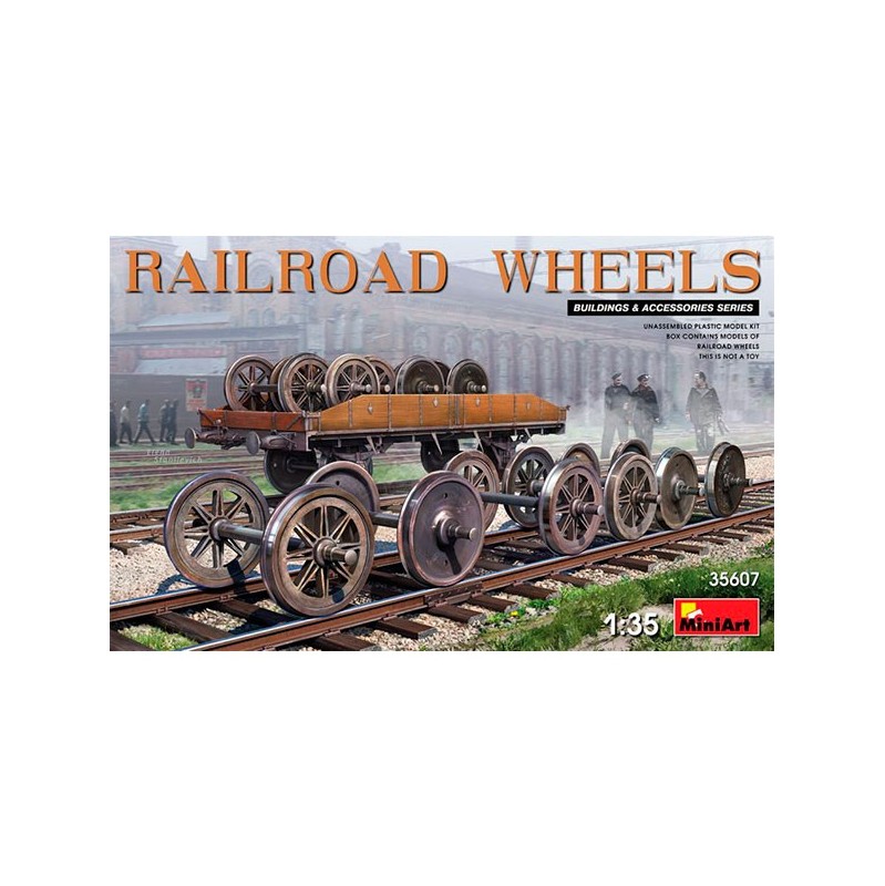 MiniArt Accesorios Railroad Wheels 1/35