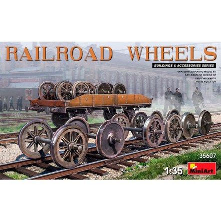 MiniArt Accesorios Railroad Wheels 1/35