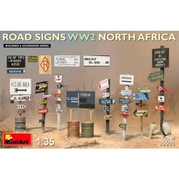 Acc.Road Signs WW2 N.Africa 1/35