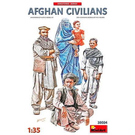 MiniArt Figuras Afghan Civilians 1/35