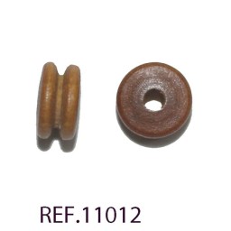 Disarmodel Walnut Pulley Wheels 7 mm, 25 pieces