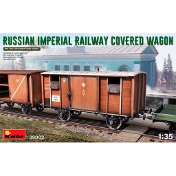 MiniArt Rus. Imp. Railway Covered Wagon 1/35