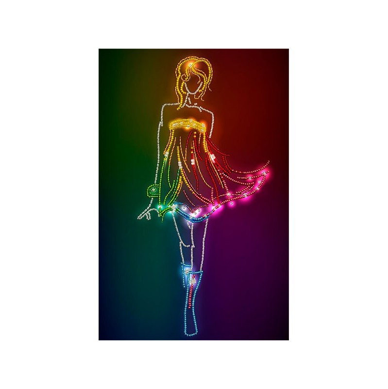MiniArt Crafts Abstract Neon Fashion