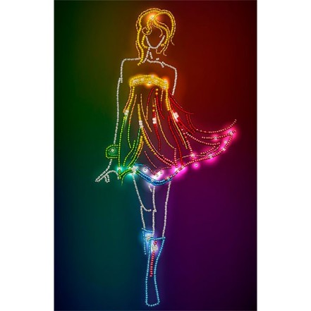 MiniArt Crafts Abstract Neon Fashion