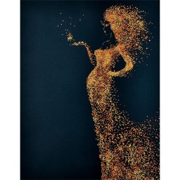 MiniArt Crafts Abstract Lady in Gold