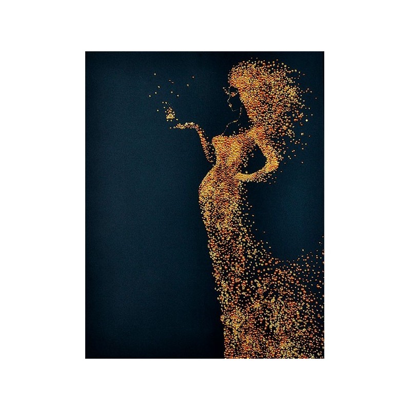 MiniArt Crafts Abstract Lady in Gold