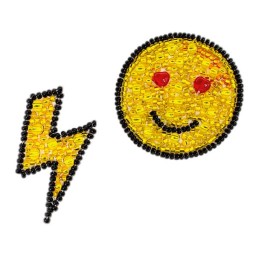 MiniArt Crafts P. Badges Smiley. Lightning