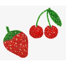 MiniArt Crafts P. Badges Strawberry. Cherry