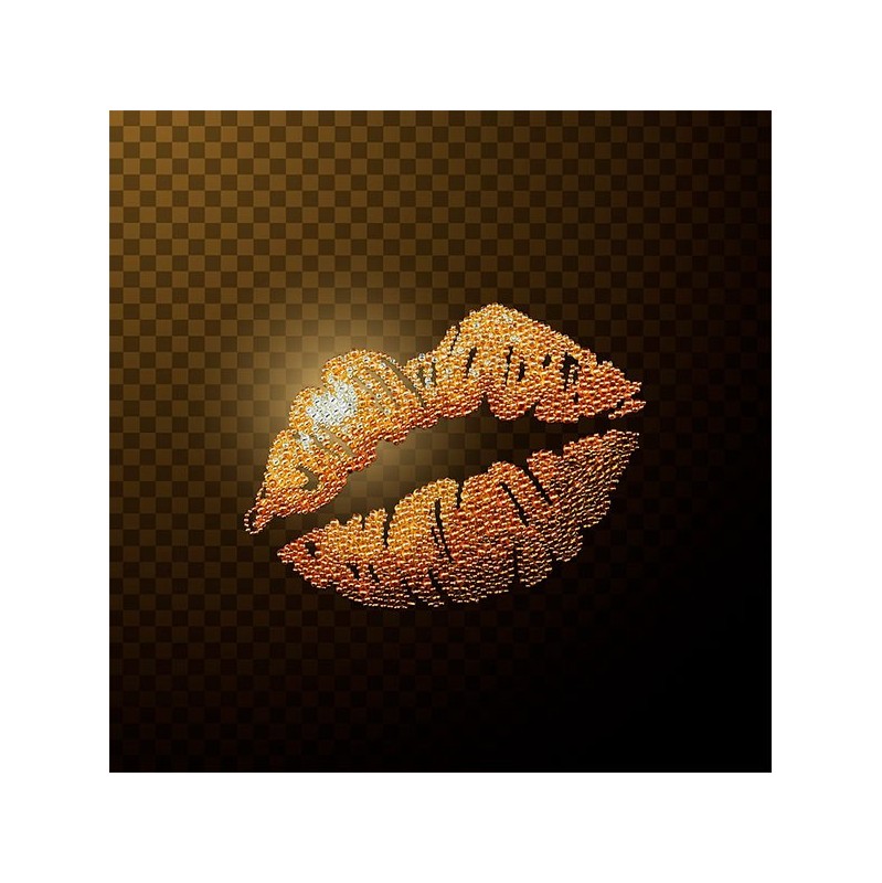 MiniArt Crafts Abstract Golden Kiss