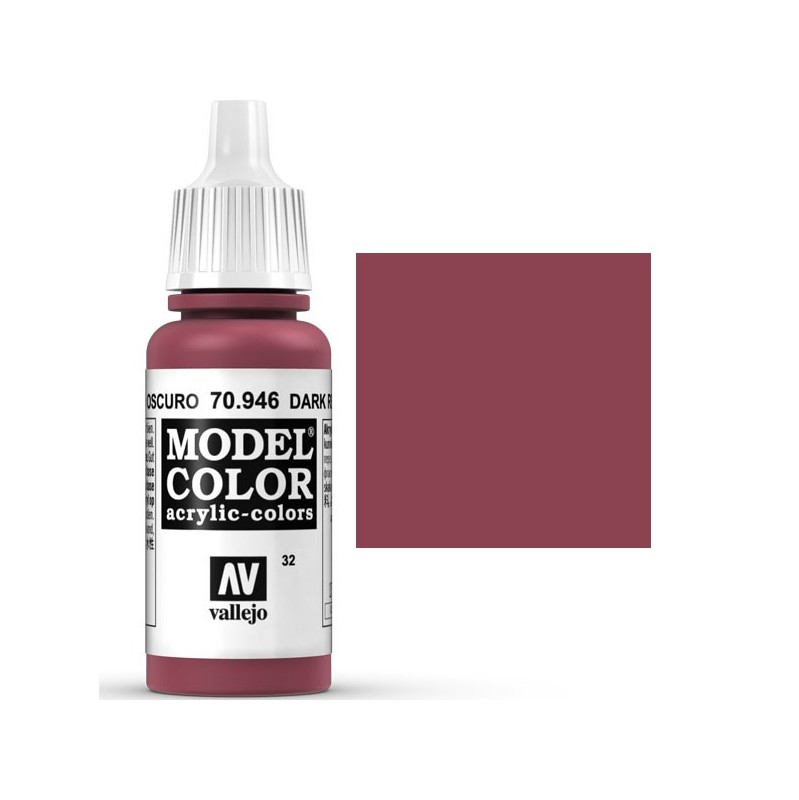 Model Color Rojo Oscuro 17ml (32)
