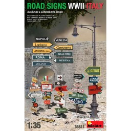 MiniArt Accesorios Road Signs WWII Italy