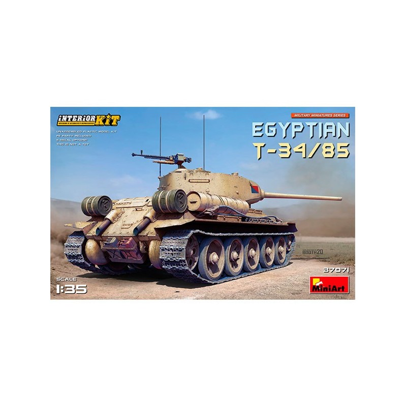 MiniArt Tanque Egyptian T-34-85 Int. Kit
