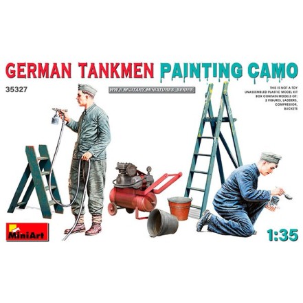 MiniArt Figuras German Tankmen. Paint Camo