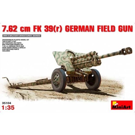 Acc. 7,62cm FK 39 German Field Gun 1/35