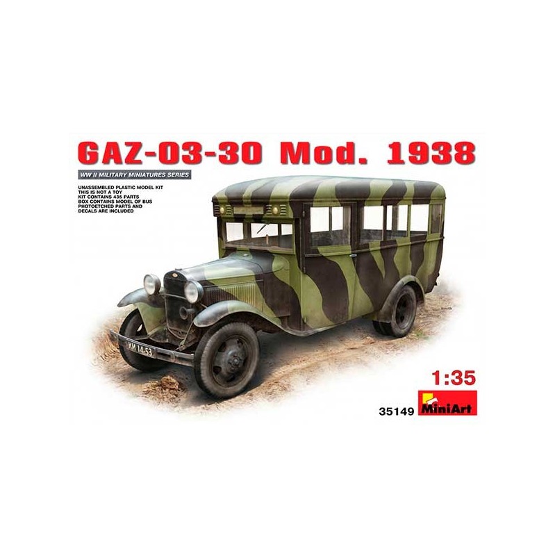MiniArt Coche GAZ-03-30 Mod.1938 1/35