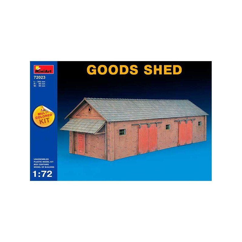 MiniArt Edificio Goods Shed 1/72