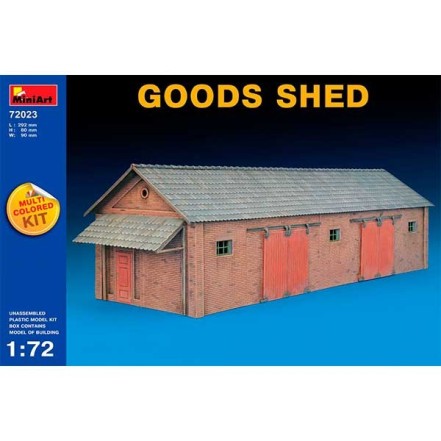 MiniArt Edificio Goods Shed 1/72