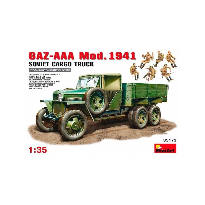 Camión GAZ-AAA Cargo Mod. 1941 1/35