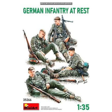 MiniArt Figuras Germ. Infantry at Rest  1/35