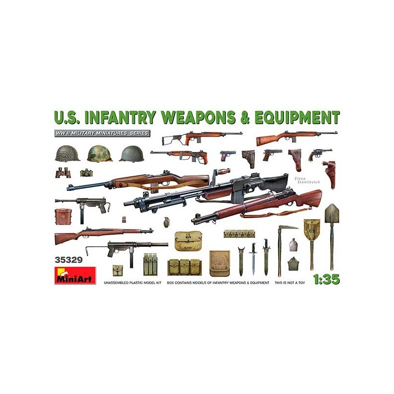 MiniArt Acc U.S. Infantry Weap & Equip 1/35