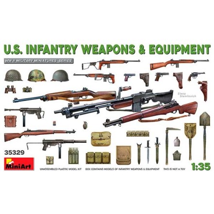 MiniArt Acc U.S. Infantry Weap & Equip 1/35