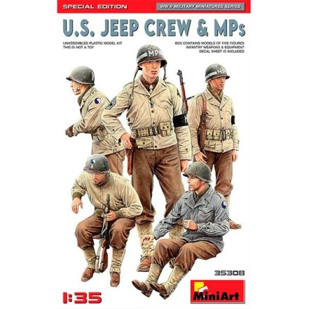 MiniArt Fig US Jeep Crew & MPs. Sp Ed 1/35
