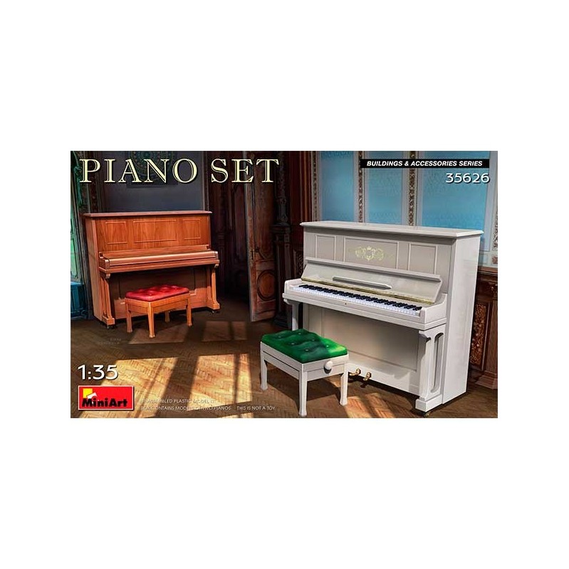 MiniArt Accesorios Piano Set 1/35
