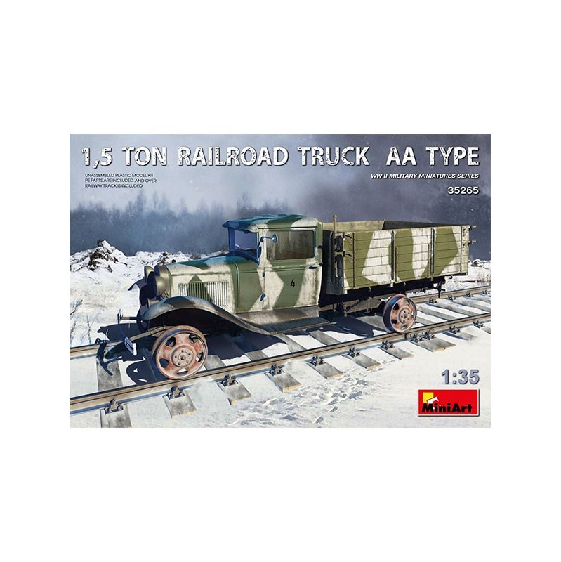 Camión 1,5 Ton Railroad Truck AA Type 1/35