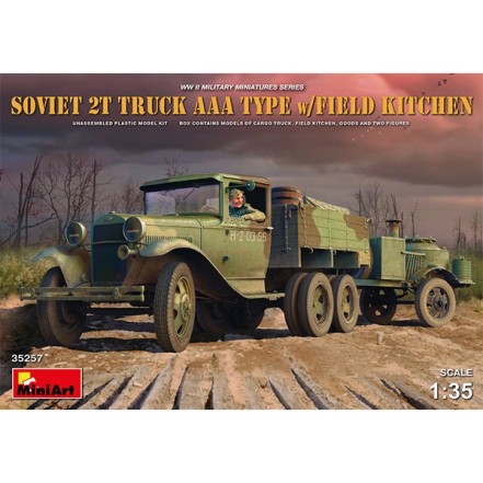 Camión Soviet 2t AAA Type w/Field Kitche