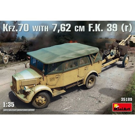 Camión Kfz.70 + 7,62 cm F.K. 39  r  1/35