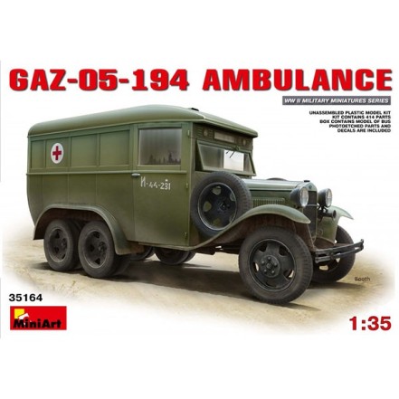 Vehículo GAZ-05-194 Ambulance 1/35