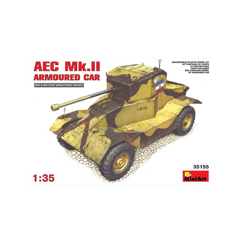 Vehículo AEC Mk 2 Armoured Car 1/35