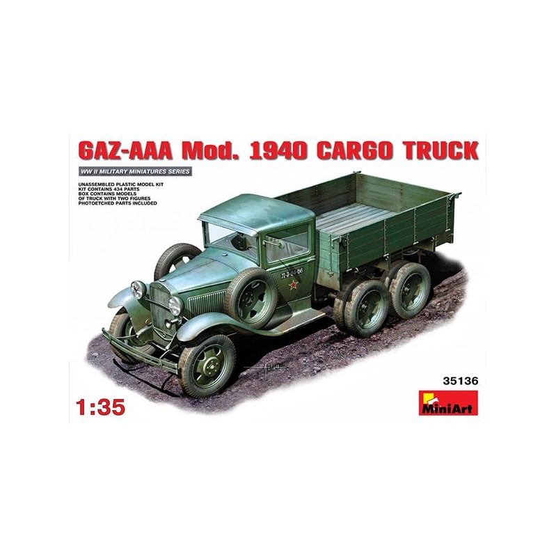 Camión GAZ-AAA Mod 1940 Cargo Truck 1/35