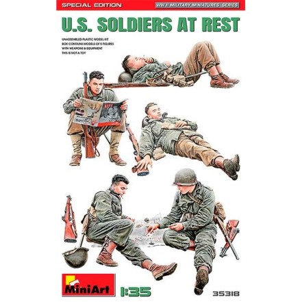 MiniArt Figuras US Soldiers at Rest. Sp Ed 1/35