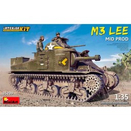 MiniArt Tanque M3 Lee Mid Prod. Int Kit 1/35